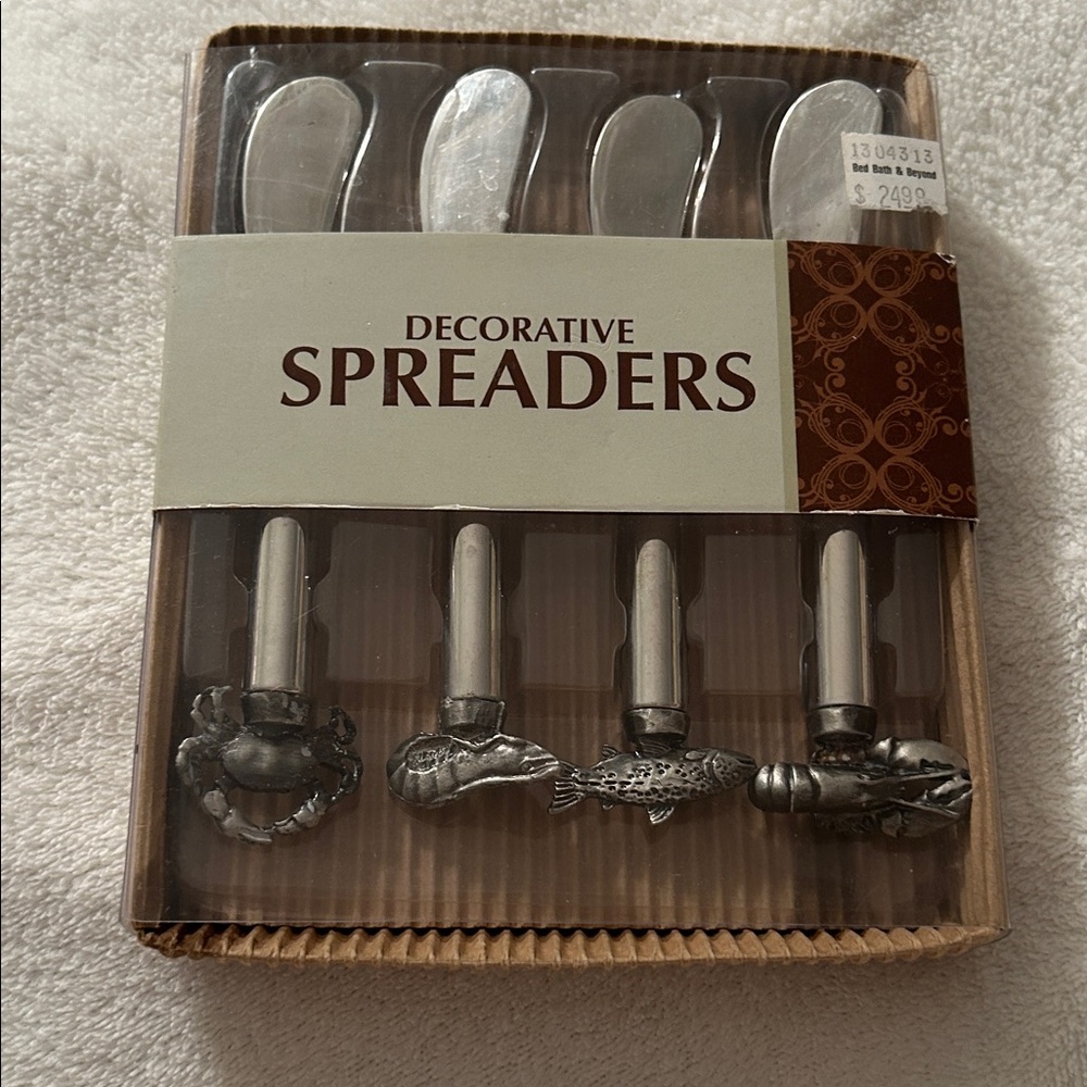 Decorative Silver Spreaders Set
